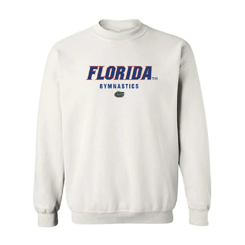 Florida - NCAA Women's Gymnastics : Kayla DiCello - Crewneck Sweatshirt Hoodie with Color Block Contrast Stylish