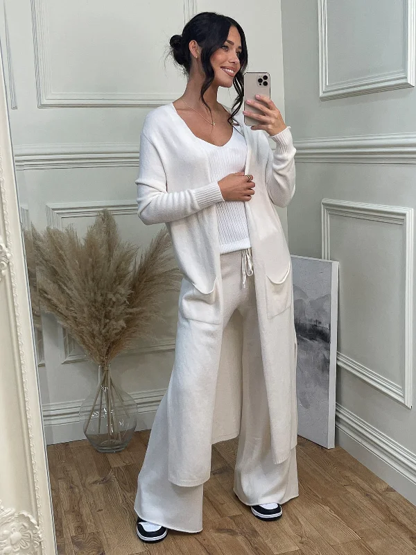 Made In Italy Soft Knit Longline Maxi Cardigan, Calce Hooded Cardigan Collared Cardigan Shawl Collar