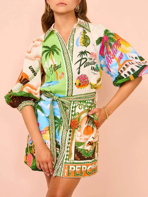 Casual Unique Printed Charming Shirt Cardigan Dress Faux Fur Fabric Real Fur Fabric Shearling Fabric Casual Unique Printed Charming Shirt Cardigan Dress Faux Fur Fabric Real Fur Fabric Shearling Fabric