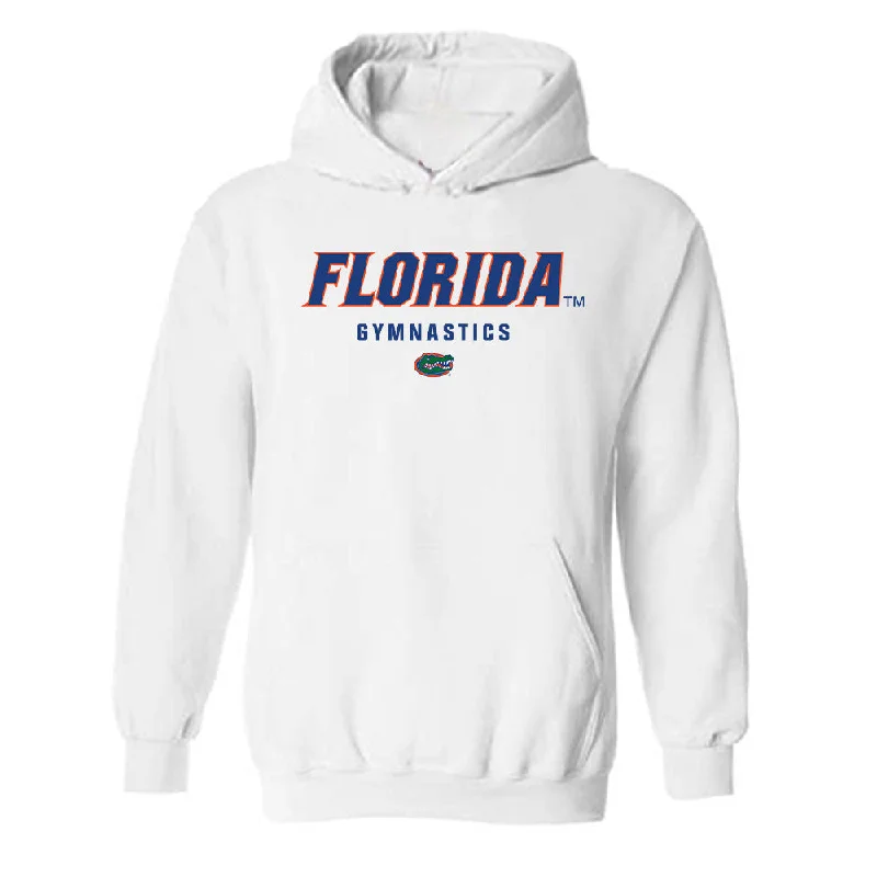 Florida - NCAA Women's Gymnastics : Brianna Edwards - Hooded Sweatshirt Hoodie with Logo Branding Identity