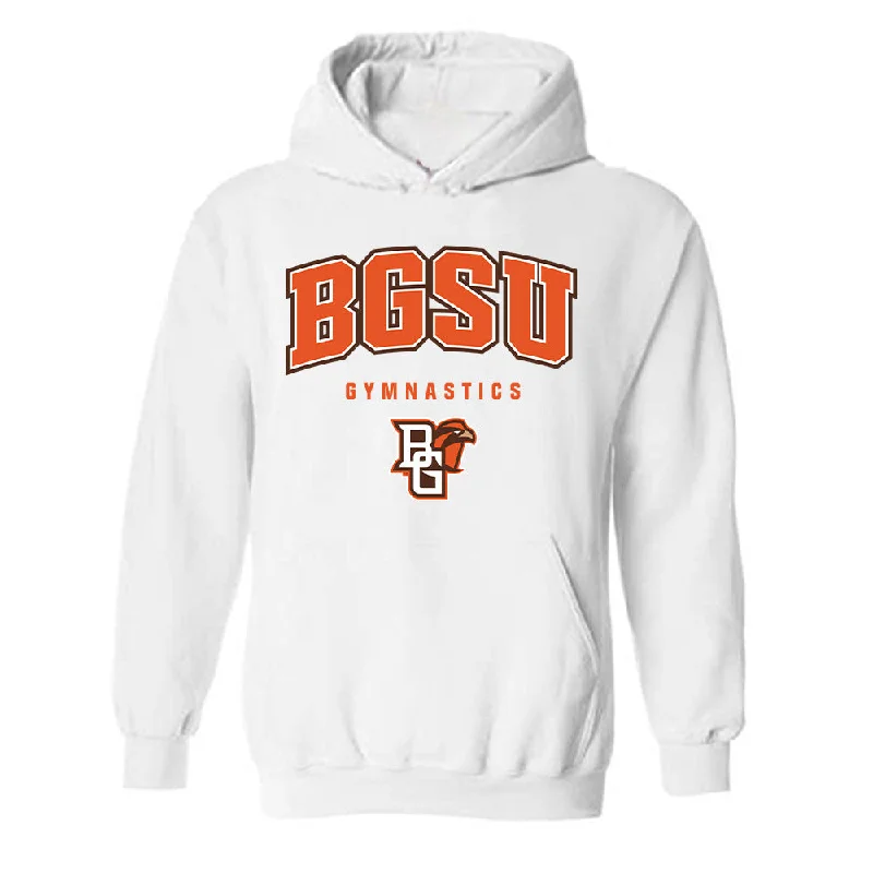 BGSU - NCAA Women's Gymnastics : Brooke McNamara - Classic Shersey Hooded Sweatshirt Hoodie with Longline Fit Extended Stylish