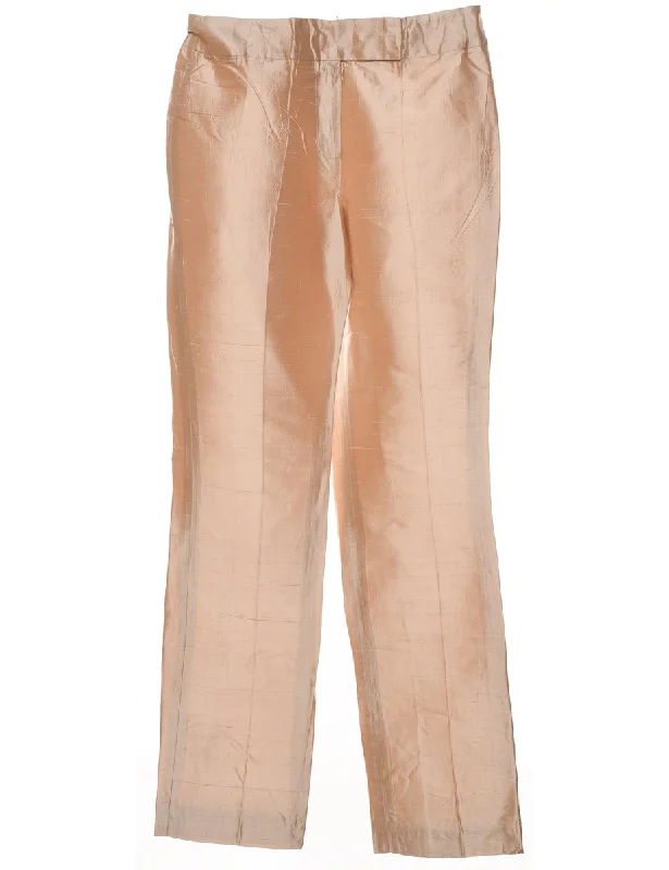 Gold Classic Straight-Fit Trousers - W30 L32 Trousers Sale Discount