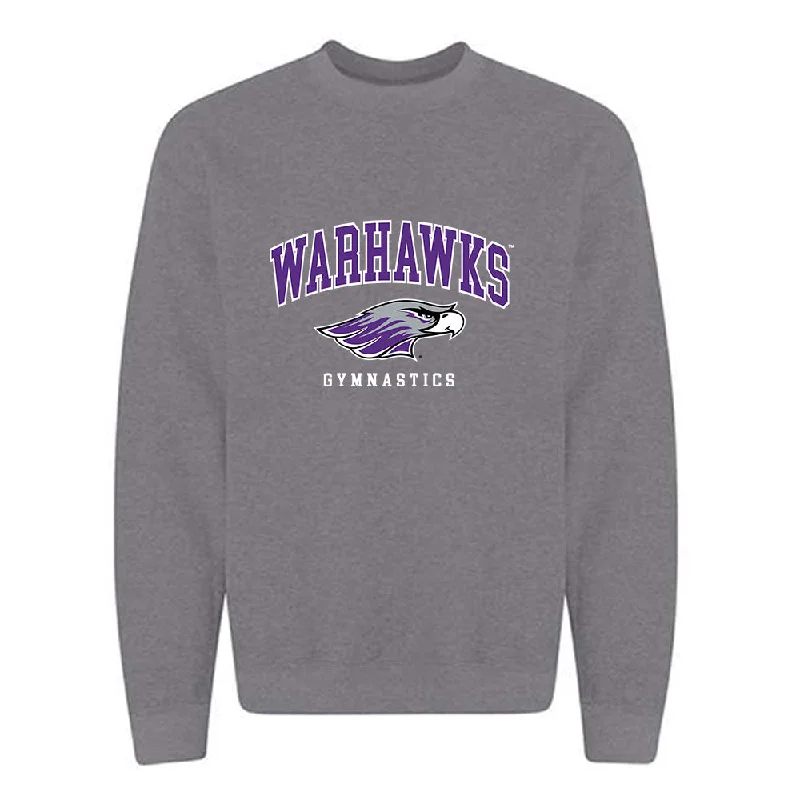 UW-Whitewater - NCAA Women's Gymnastics : Danielle Dudziak - Crewneck Sweatshirt Hoodie with Distressed Vintage Worn