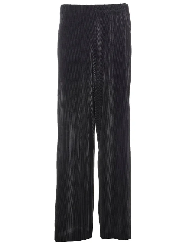 Flared Leg Trousers - W26 L30 Trousers Fall Fleece