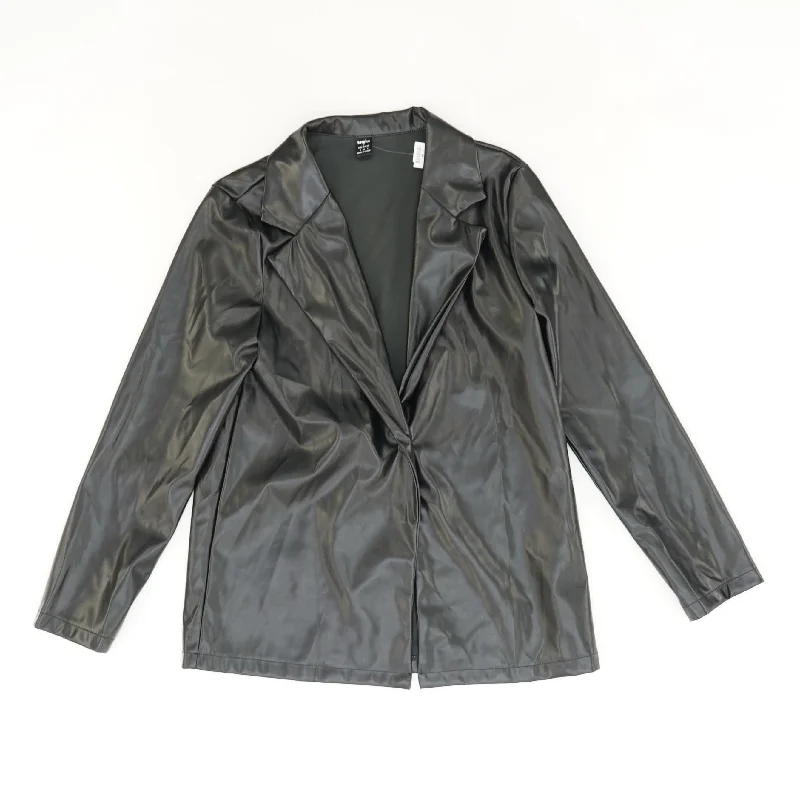 Black Solid Blazer Fashion Women's Blazer