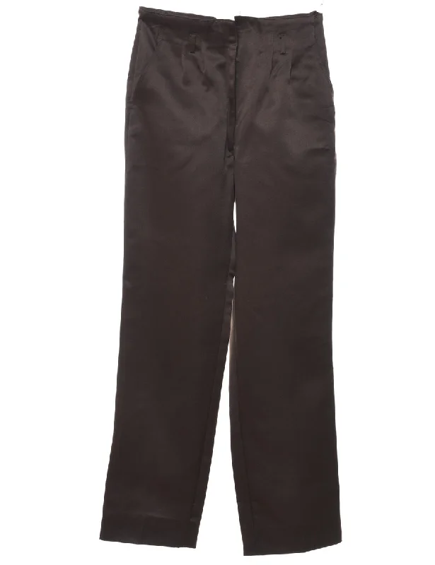 Dark Brown Trousers - W26 L32 Trousers Cargo pockets