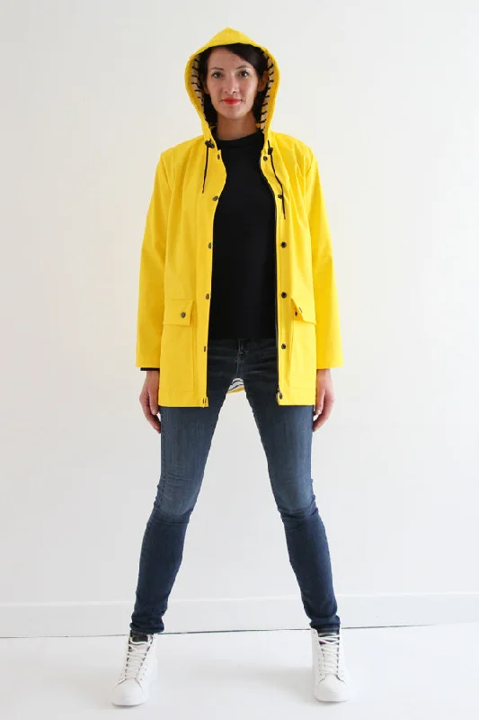 I Am Patterns, Jacques Coat Stand-Up Roll-Neck Turtle