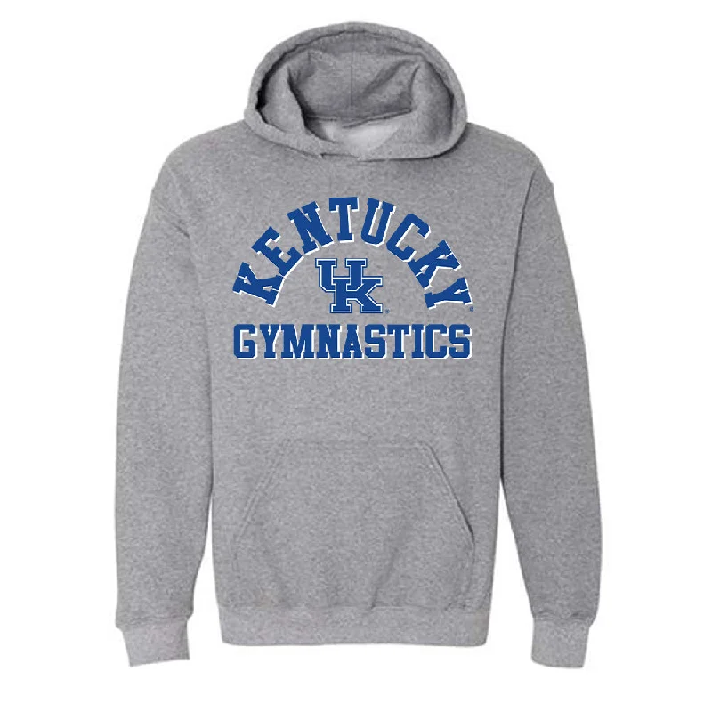 Kentucky - NCAA Women's Gymnastics : Hailey Davis - Classic Shersey Hooded Sweatshirt Hoodie with Back Slit Movement Comfort
