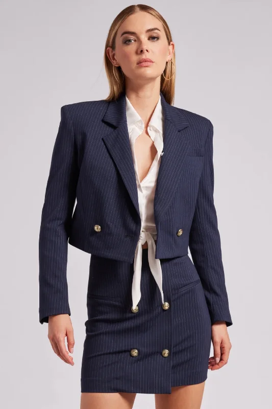 Nicolette Pinstripe Blazer Women's Pencil Blazer