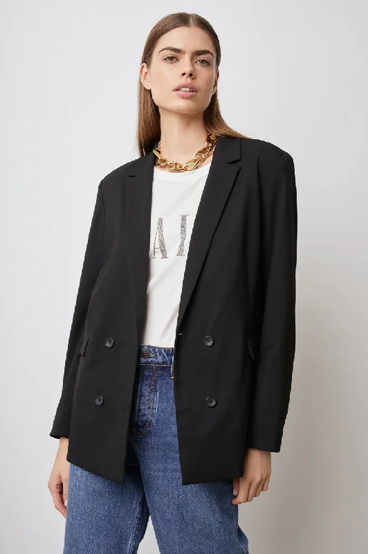Black Twill Jac Blazer Women's Handmade Blazer