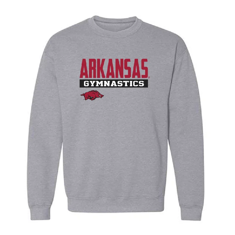 Arkansas - NCAA Women's Gymnastics : Jaleigh Lang - Classic Fashion Shersey Crewneck Sweatshirt Cotton Hoodie Fleece Lining Warmth