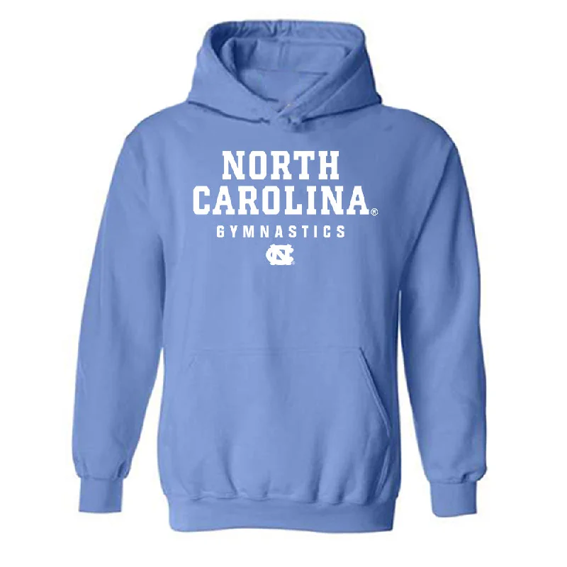UNC - NCAA Women's Gymnastics : Molly Neinstein - Classic Shersey Hooded Sweatshirt Hoodie with V-Neck Classic Versatile