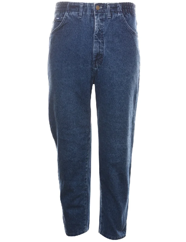 Dark Wash Lee Denim Trousers - W26 L26 Trousers Favorite Customer