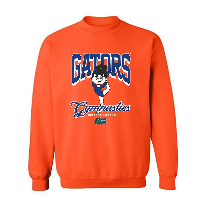 Florida - NCAA Women's Gymnastics : Brianna Edwards - Fashion Shersey Crewneck Sweatshirt Hoodie Sweatshirt Pullover