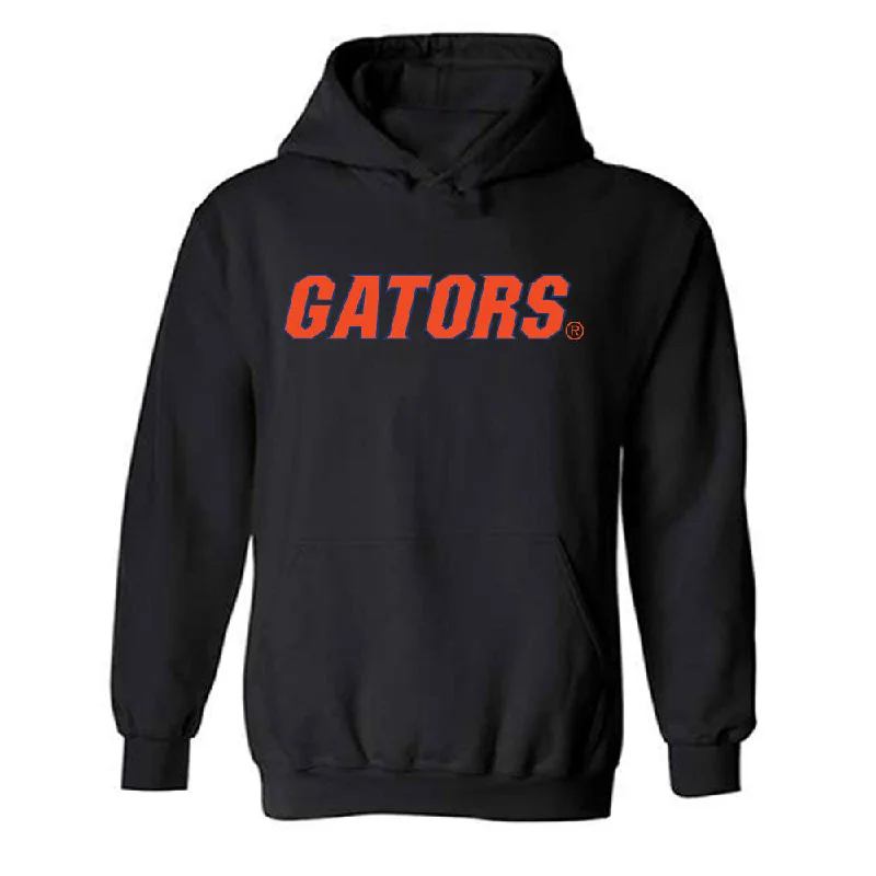 Florida - NCAA Women's Gymnastics : Lily Bruce - Hooded Sweatshirt Hoodie with Raw Hem Edgy Unfinished