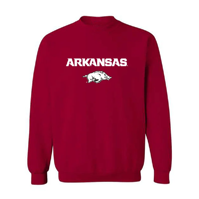 Arkansas - NCAA Women's Gymnastics : Julianna Weeks - Classic Shersey Crewneck Sweatshirt Hoodie with Ribbed Neckline Snug Warm