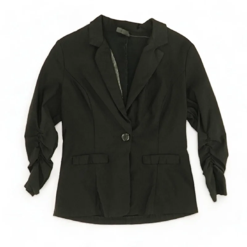 Black Solid Blazer New Women's Blazer