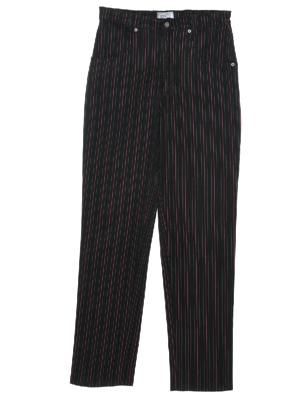 FDJ Pinstriped Smart Trousers - W29 L32 Trousers cozy comfortable