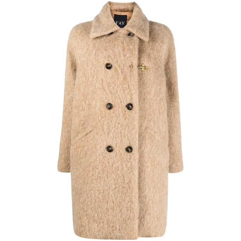 Fay Coats Camel Stole Shawl Scarf