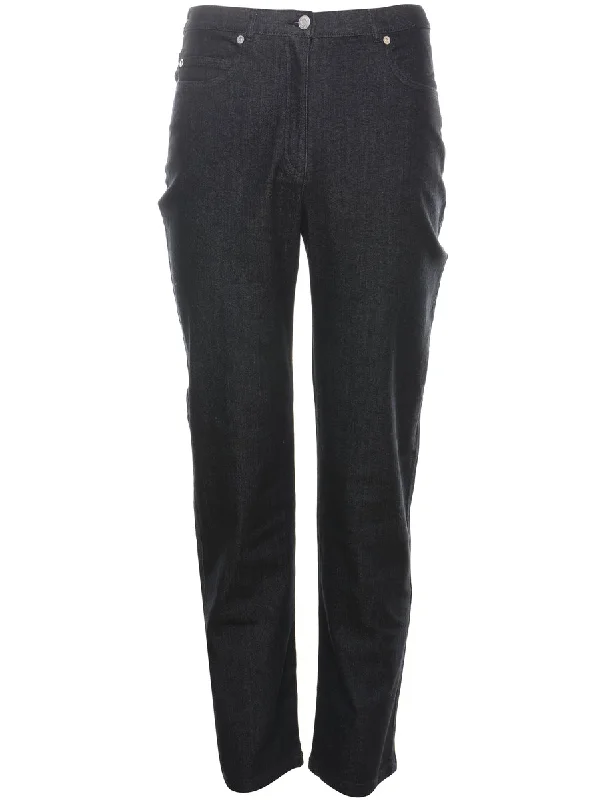 Dark Wash Straight-Leg Denim Trousers - W28 L31 Trousers Recommended Stylist