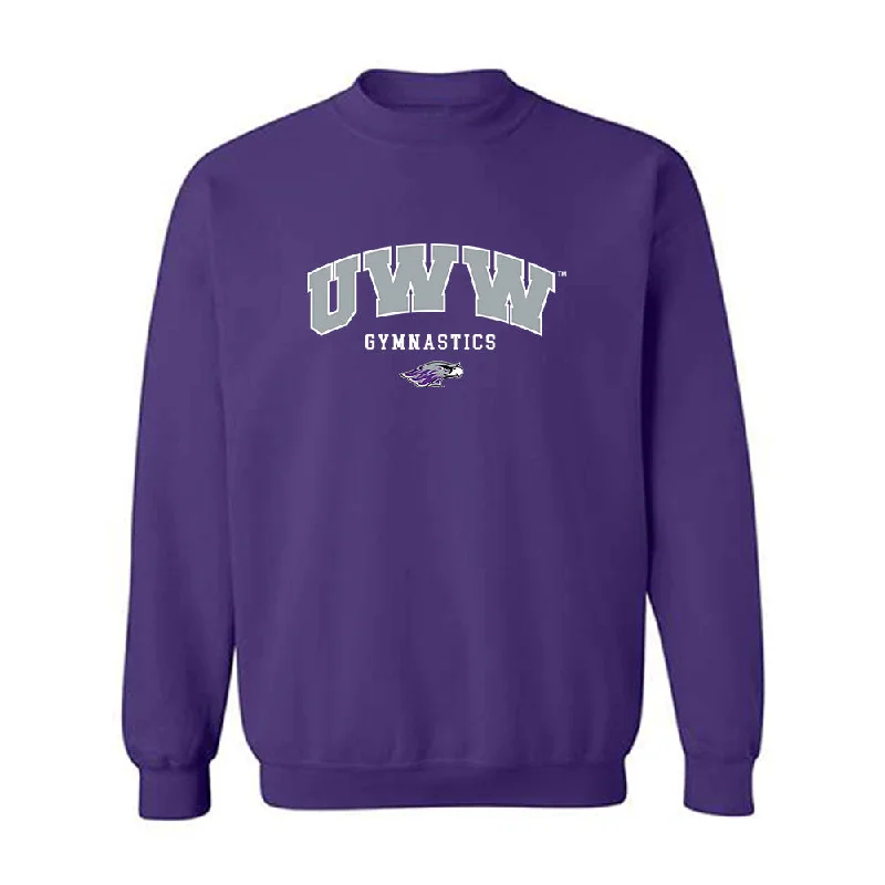 UW-Whitewater - NCAA Women's Gymnastics : Danielle Dudziak - Crewneck Sweatshirt Hoodie with Pastel Soft Subtle