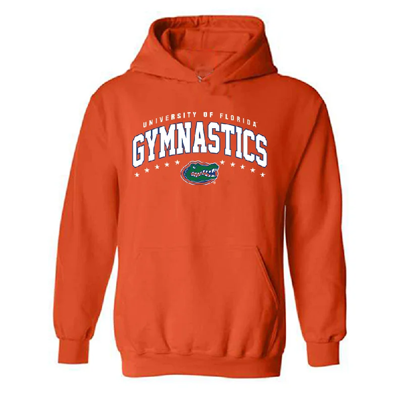 Florida - NCAA Women's Gymnastics : Lily Bruce - Classic Fashion Shersey Hooded Sweatshirt Hoodie with Earth Tones Natural Calm