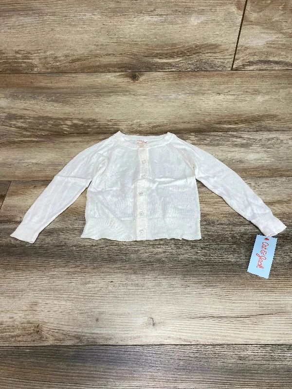 NEW Cat & Jack White Pointelle Button-Up Cardigan sz 2T Collared Crew Neck Turtle Neck NEW Cat & Jack White Pointelle Button-Up Cardigan sz 2T Collared Crew Neck Turtle Neck
