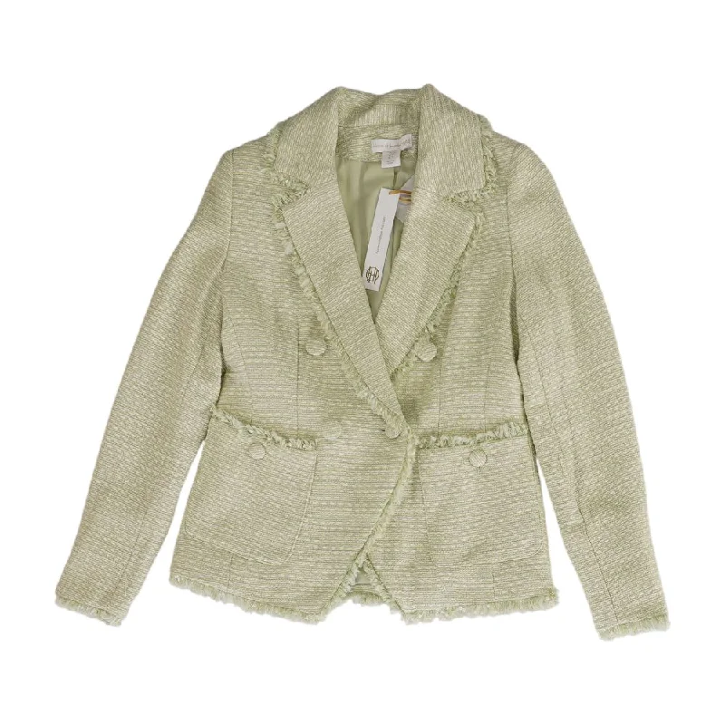 Green Misc Blazer Women's Pencil Blazer