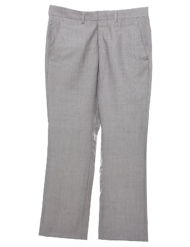 Nautica Herringbone Tweed Trousers - W32 L30 Trousers Exclusive Limited