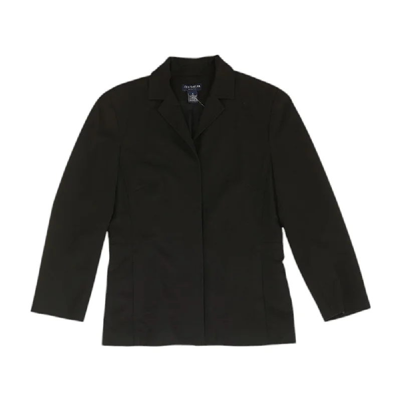 Black Solid Blazer Women's Classic Blazer