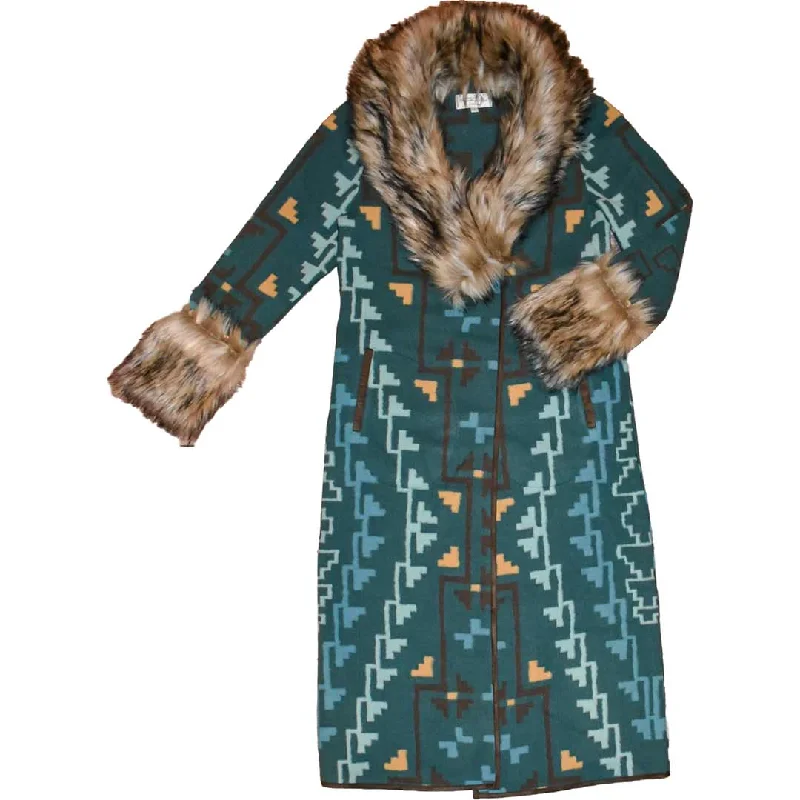 Tasha Polizzi Women's Everest Blanket Coat Blouse Shirt Tunic