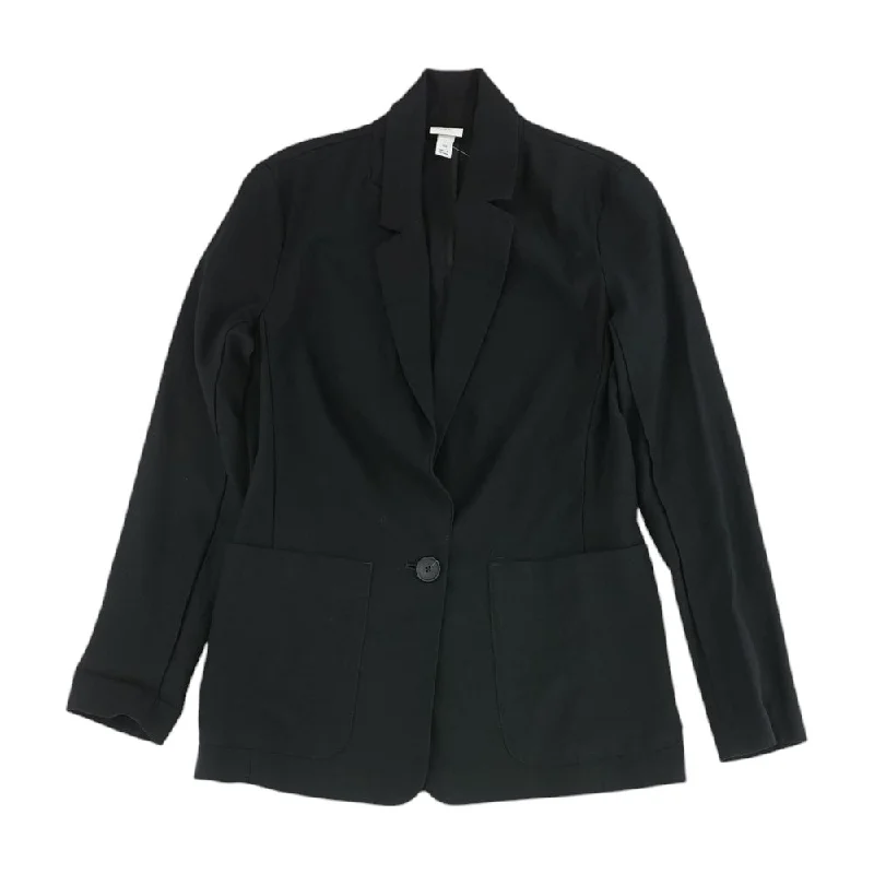 Black Solid Blazer Fashion Women's Blazer