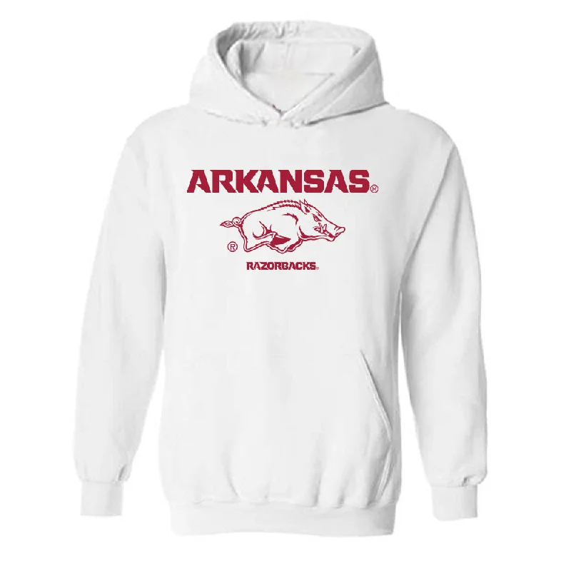 Arkansas - NCAA Women's Gymnastics : Grace Drexler - Classic Shersey Hooded Sweatshirt Hoodie with Pastel Soft Subtle