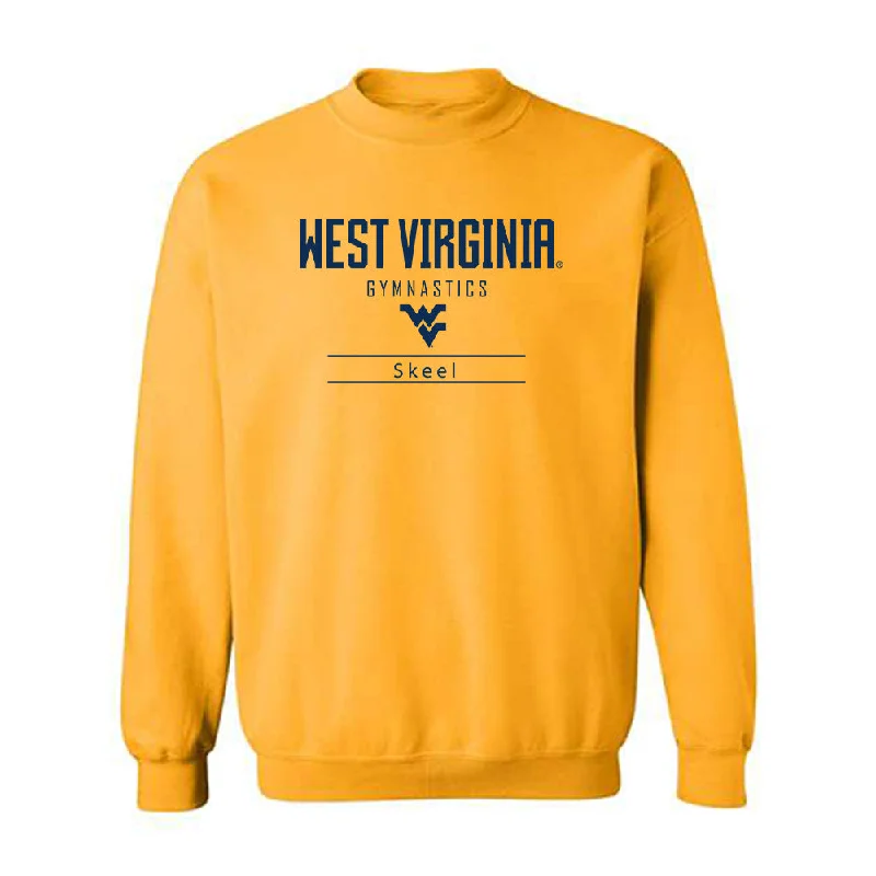 West Virginia - NCAA Women's Gymnastics : Kaelyn Skeel - Classic Shersey Crewneck Sweatshirt Hoodie with Gradient Ombre Colorful