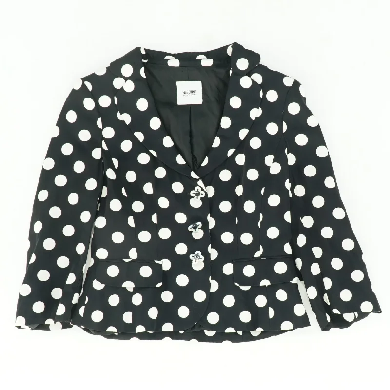 2000's Polka Dot Single-Breasted Blazer Women's Warm Suit