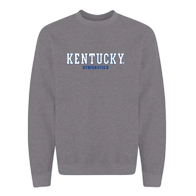 Kentucky - NCAA Women's Gymnastics : Hailey Davis - Classic Fashion Shersey Crewneck Sweatshirt Hoodie with Side Slits Relaxed Casual