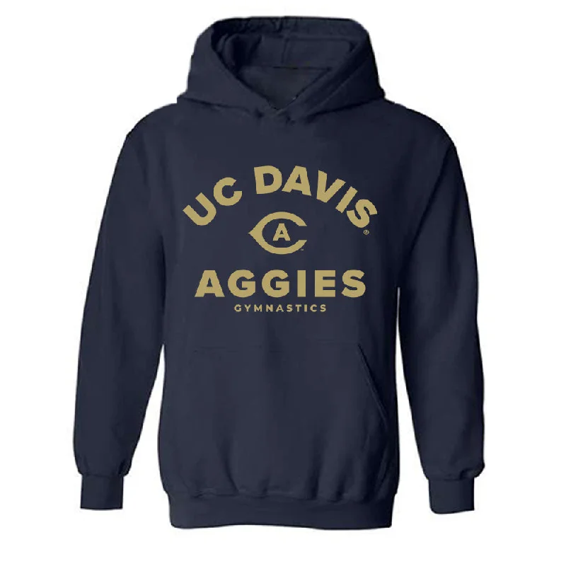 UC Davis - NCAA Women's Gymnastics : Avah Reichow - Classic Shersey Hooded Sweatshirt Oversized Hoodie Comfort Casual