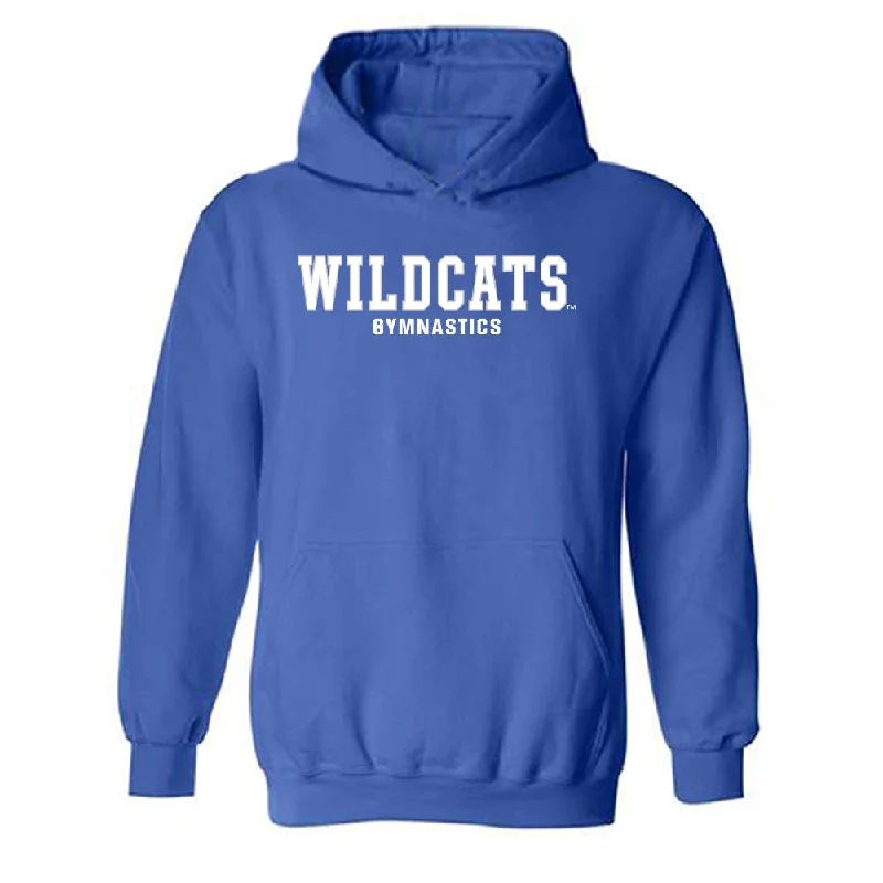 Kentucky - NCAA Women's Gymnastics : Hailey Davis - Classic Shersey Hooded Sweatshirt Hoodie with Belted Waist Structured Tailored