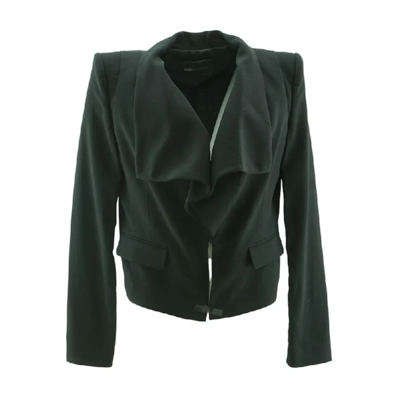 Black Solid Blazer Women's Fashion Blazer