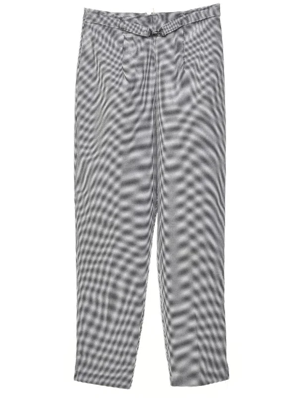 Checked Trousers - W30 L30 Trousers Favorite Customer