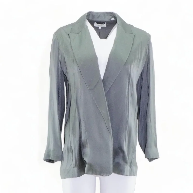 Green Solid Blazer Slim Fit Blazer