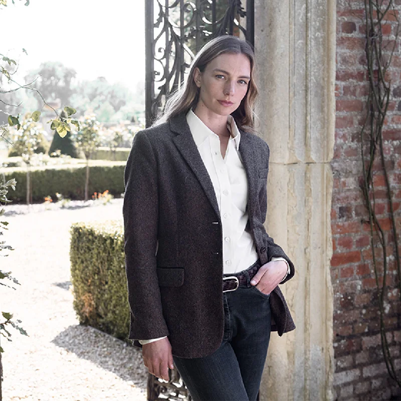 Toggi Harvard Russet Tweed Blazer Women's Vintage Jacket