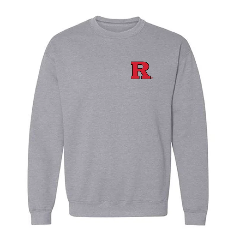 Rutgers - NCAA Women's Gymnastics : Donna Uhlenberg - Sport Shersey Crewneck Sweatshirt Hoodie with V-Neck Classic Versatile