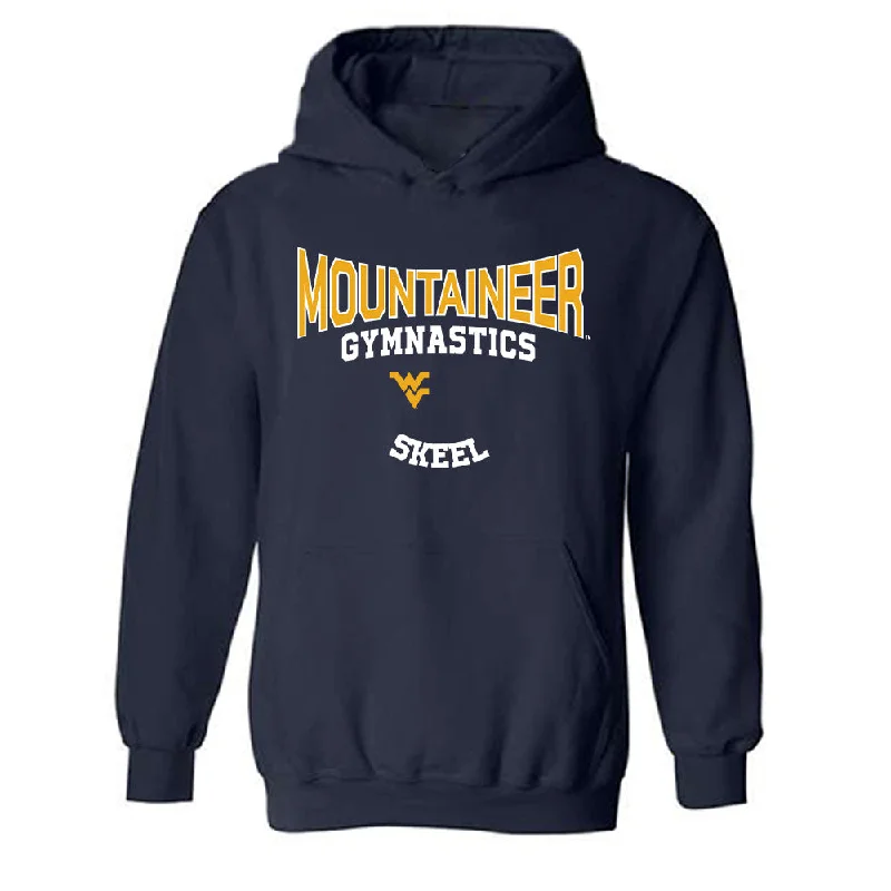 West Virginia - NCAA Women's Gymnastics : Kaelyn Skeel - Classic Fashion Shersey Hooded Sweatshirt Hoodie with Mesh Breathable Sporty