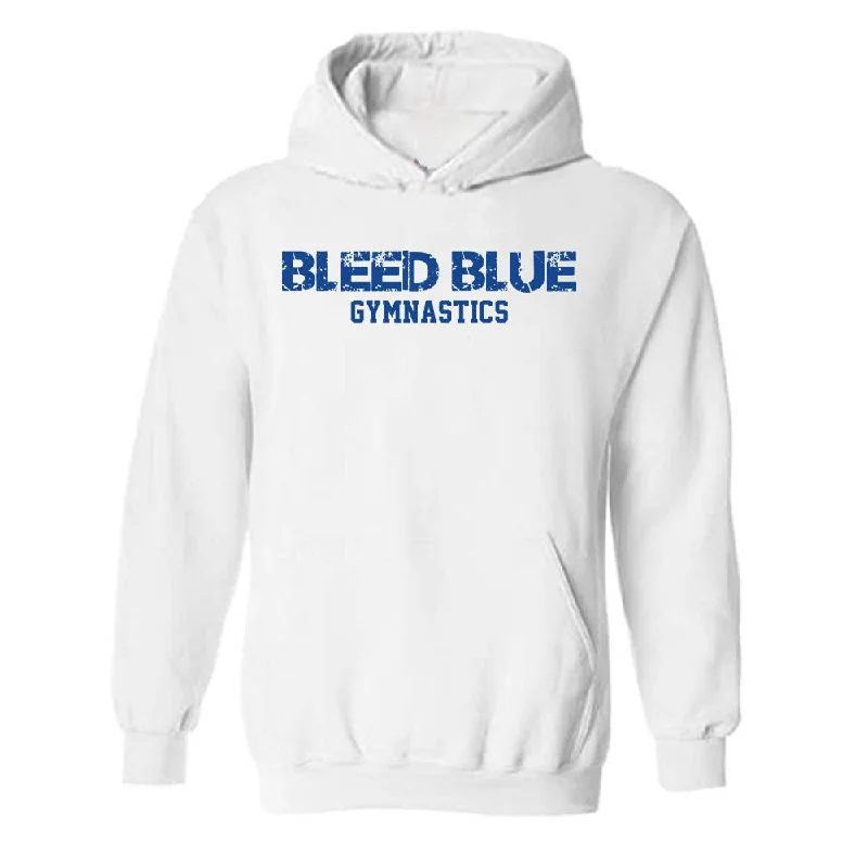 Boise State - NCAA Women's Gymnastics : Kristina Shchennikova - Classic Fashion Shersey Hooded Sweatshirt Hoodie with High-Low Hem Asymmetrical Trendy