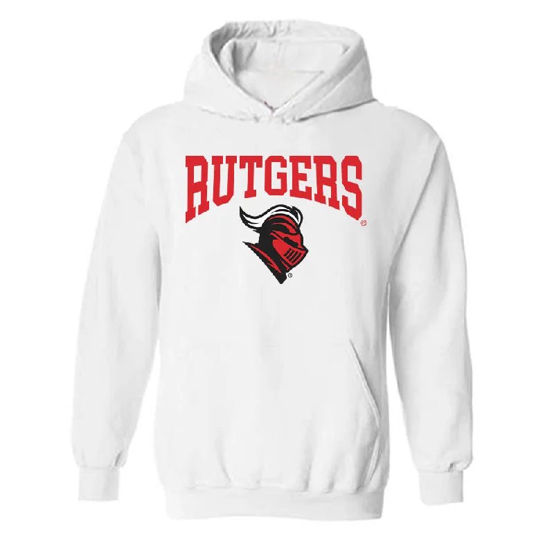 Rutgers - NCAA Women's Gymnastics : Donna Uhlenberg - Classic Shersey Hooded Sweatshirt Hoodie with Crew Neck Simple Timeless