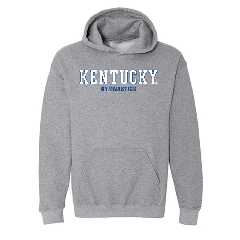 Kentucky - NCAA Women's Gymnastics : Hailey Davis - Classic Fashion Shersey Hooded Sweatshirt Hoodie with Hem Detail Decorative Unique