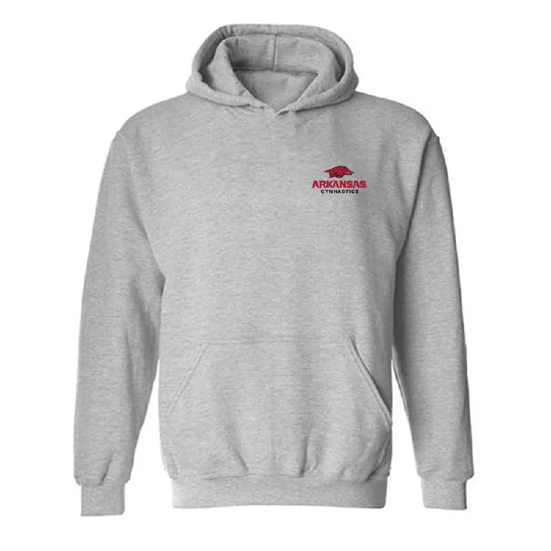 Arkansas - NCAA Women's Gymnastics : Dakota Essenpries - Hooded Sweatshirt Hoodie with Hem Detail Decorative Unique