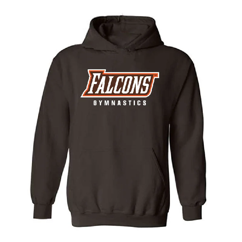 BGSU - NCAA Women's Gymnastics : Brooke McNamara - Classic Shersey Hooded Sweatshirt Hoodie with Raglan Sleeves Sporty Comfortable