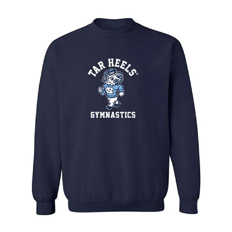 UNC - NCAA Women's Gymnastics : Julia Knower - Classic Shersey Crewneck Sweatshirt Hoodie with Batwing Sleeves Loose Dramatic